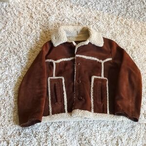 Vintage! SEARS The Leather Shop Suede Rancher Jacket